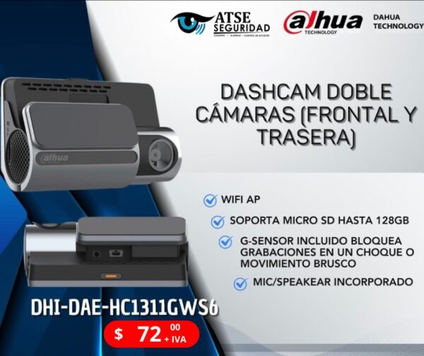 DASH CAM  Dahua S6 / Cámara para autos