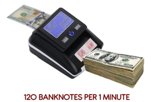 Maquina Detectota de Billetes Falsos y Contadora de Billetes - Imagen 2
