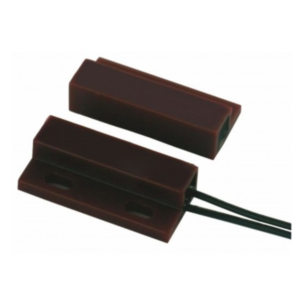 CONTACTO MAGNETICO SOBREPUESTO CAFE